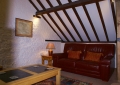 Relax on the leather sofa